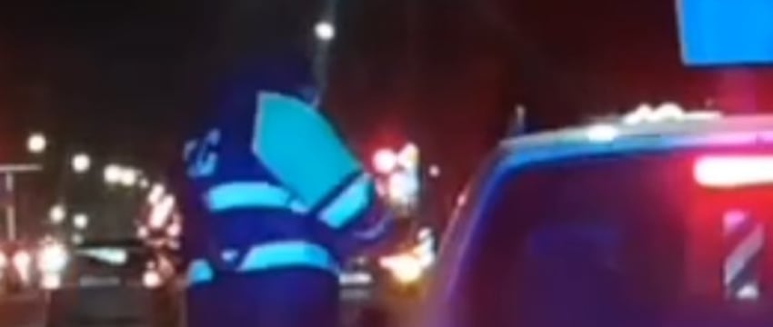 В Бресте сотрудники ГАИ задержали пьяного водителя — видео