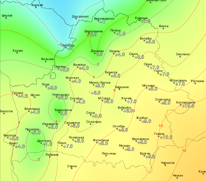 Первые осенние заморозки ударили в Витебской области