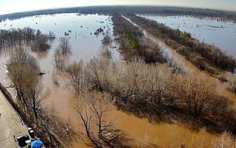 Уровень воды в Урале впервые снизился