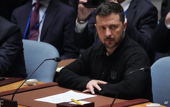 "Россию можно принудить к миру только" - заявил Зеленский в интервью ООН.