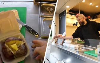 К продавцу картофеля в мундирах стали выстраиваться многочасовые очереди, когда его ролики набрали десятки миллионов в TikTok — Видео