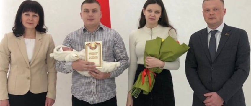 Первая брестчанка Нового года