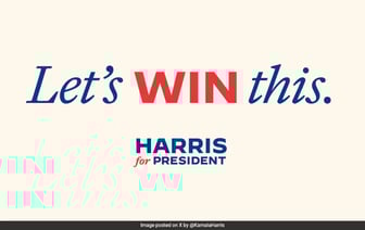 Новый официальный предвыборный логотип представлен в предвыборной кампании Камалы Харрис