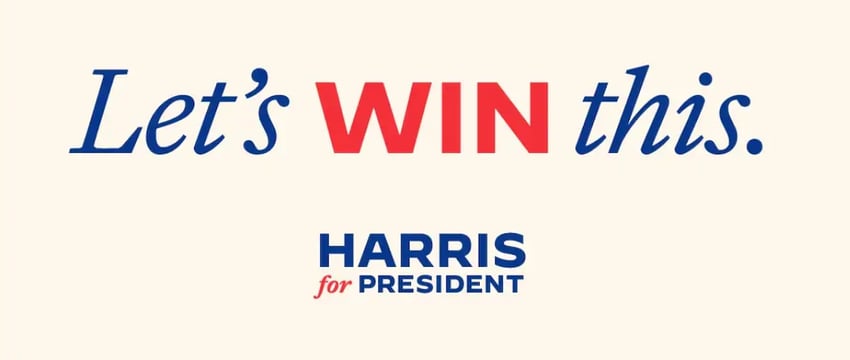 Новый официальный предвыборный логотип представлен в предвыборной кампании Камалы Харрис