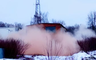 В Витебске взорвали насосную станцию — Видео
