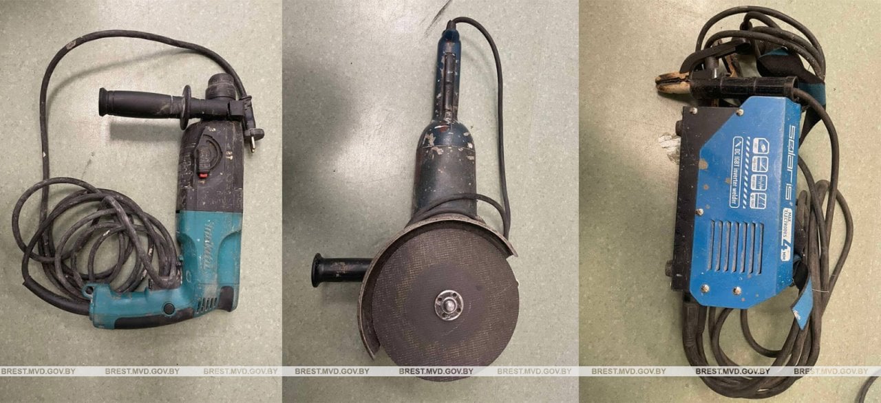 За кражу электроинструментов задержан житель Бреста