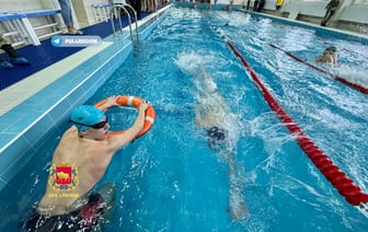 В Озерах после реконструкции открыли бассейн в школе-интернате