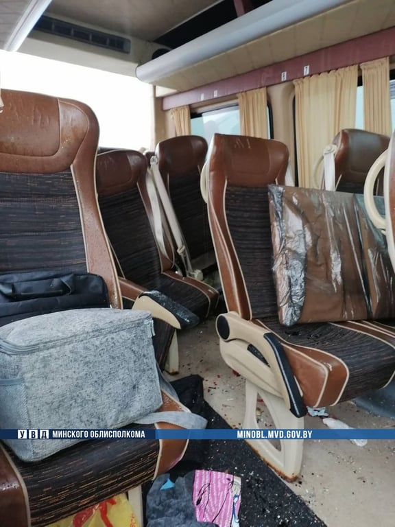 Маршрутка была на «лысой» резине. Подробности аварии в Березинском районе