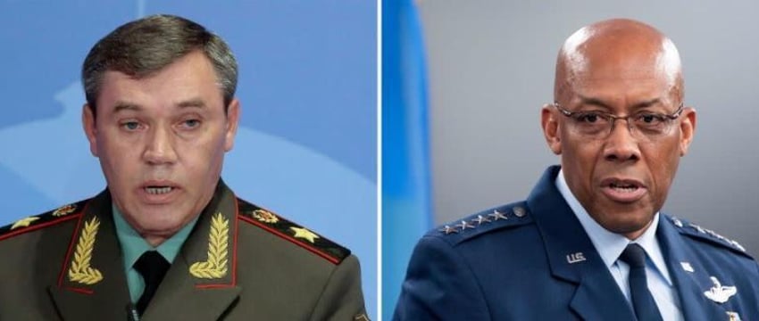 Начальники штабов России и США обсудили войну в Украине