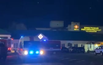 МЧС: Концентрация паров аммиака в воздухе на территории Брестского мясокомбината и за его пределами в норме