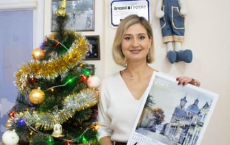 В редакции «Вечернего Гродно» побывала гродненская художница Катерина Забелина