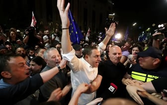 Протесты в Грузии: столкновения с полицией из-за «русского закона»