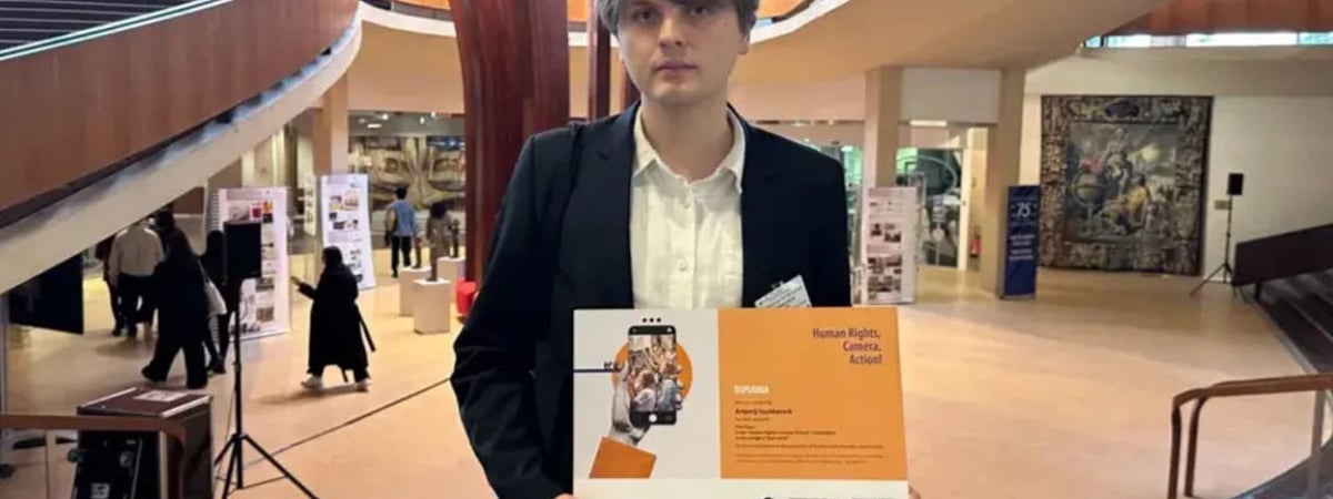 22-летний белорус стал победителем в конкурсе Совета Европы