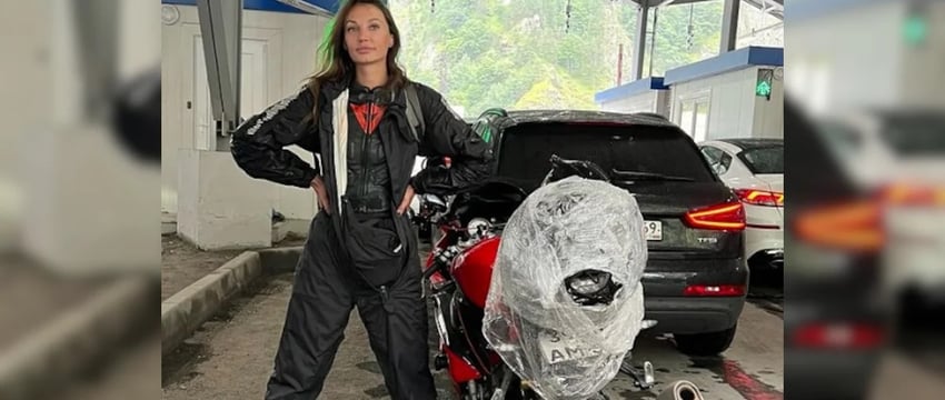 Самый красивый байкер России погиб в автокатастрофе в Турции.