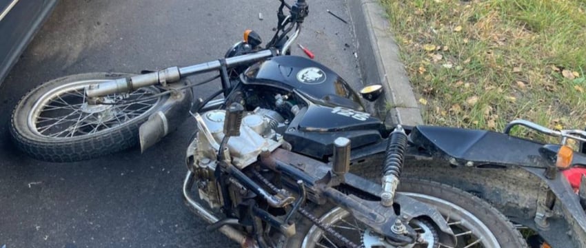 Юный мотоциклист пострадал в ДТП в Новополоцке