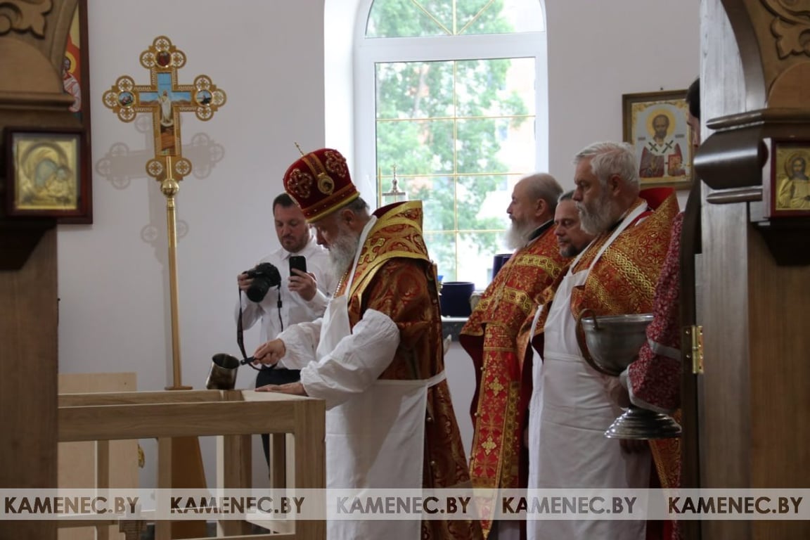 Архиепископ Брестский и Кобринский Иоанн освятил храм в Каменце