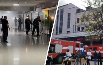 В минском ТЦ произошел пожар — эвакуировали свыше 140 человек — Видео