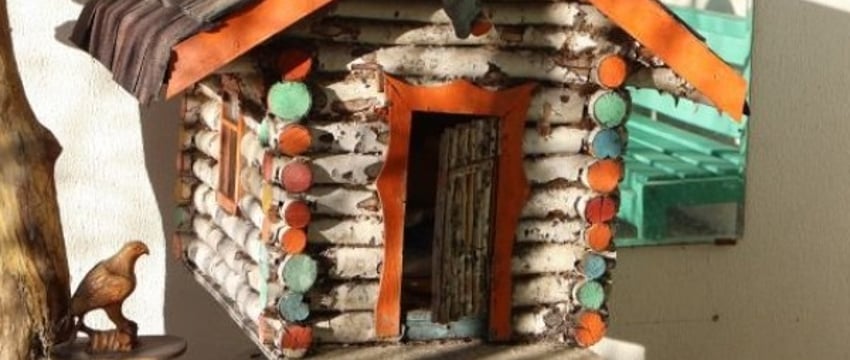 Уютный дворик дома по улице Гродненской в Бресте