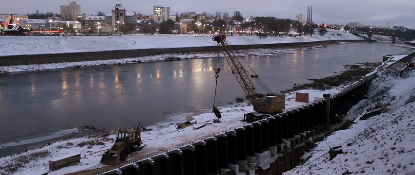 В Витебске готовятся к дальнейшему укреплению берега Двины: должны пройти археологические исследования