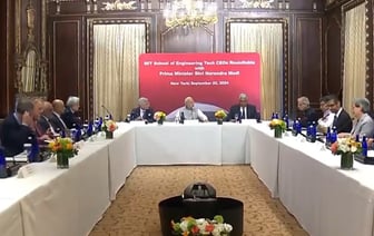 Премьер-министр Моди встретился с руководителями технологических компаний в Нью-Йорке для обсуждения новых технологий.