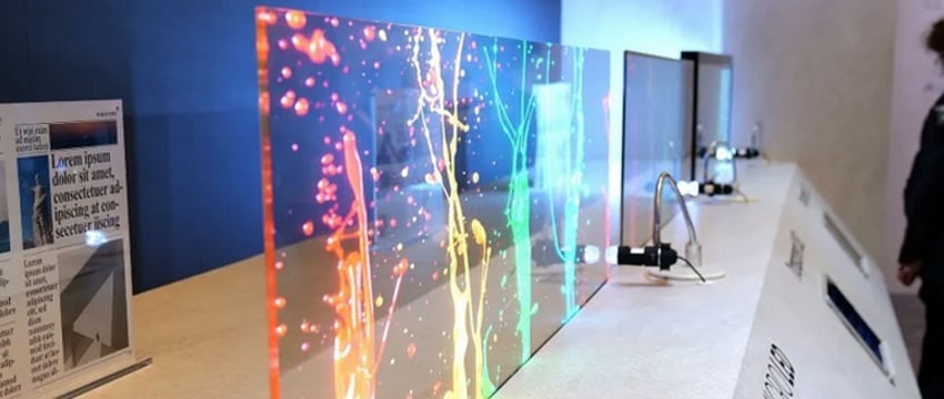 Samsung представила полностью прозрачный экран