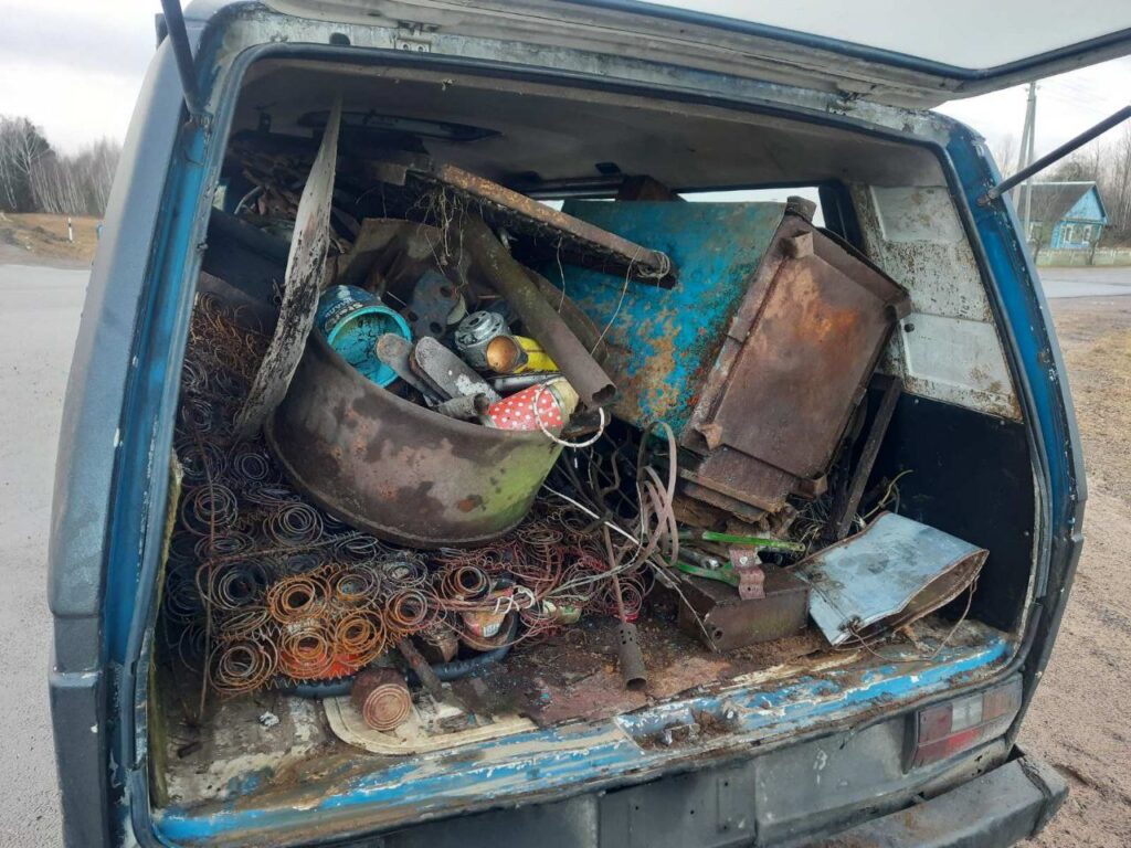 Металлолом без сопроводительных документов перевозил житель Барановичского района