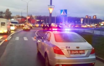 Opel сбил девушку на пешеходном переходе в Минске