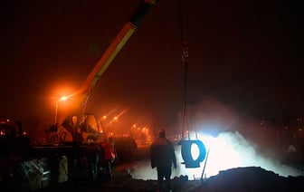 Течь теплотрассы у Пролетарской площади ликвидировали. Завтра будет ремонт на Чкалова