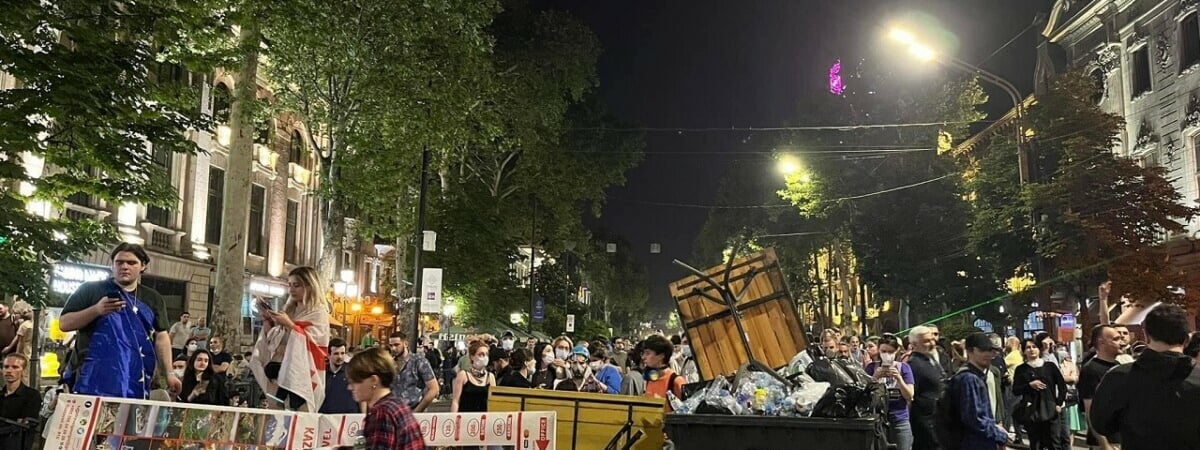 Предложение лишить Грузию статуса кандидата в члены ЕС из-за протестов против «русского закона»
