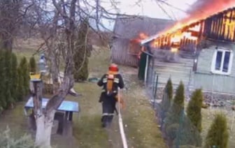 В Кобринском районе на пожаре погиб мужчина. Видео с места происшествия