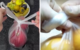 Как завязать пакет за 3 шага, чтобы потом легко развязать? Этот лайфхак собрал на Yotube 5,9 млн просмотров — Видео