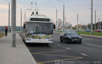 В Гродно меняется маршрут городского троллейбуса №24