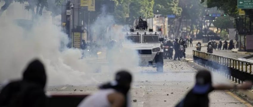 В Венесуэле начались протесты после переизбрания Мадуро