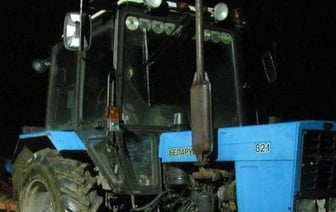 Под Бобруйском пьяный кочегар угнал трактор с фермы для поездки к возлюбленной