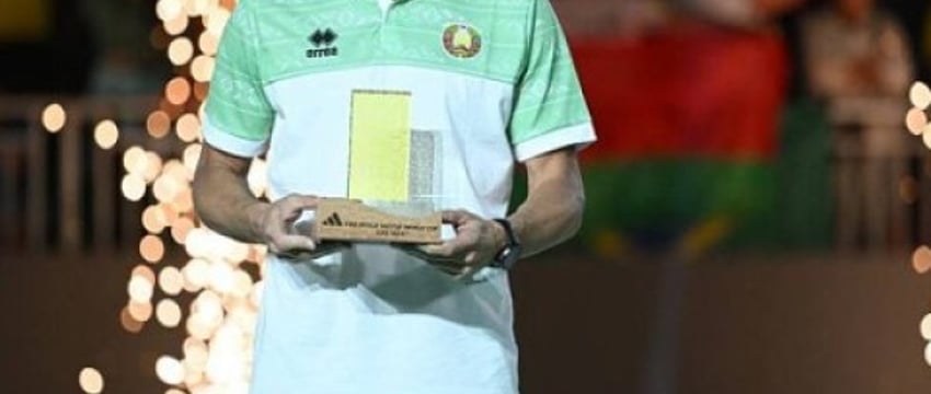 Игорь Бриштель из Кобрина стал лучшим пляжным футболистом Беларуси 2024 года