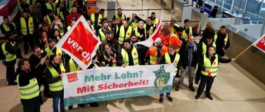 Сотни авиарейсов отменили из-за забастовок в 11 аэропортах Германии