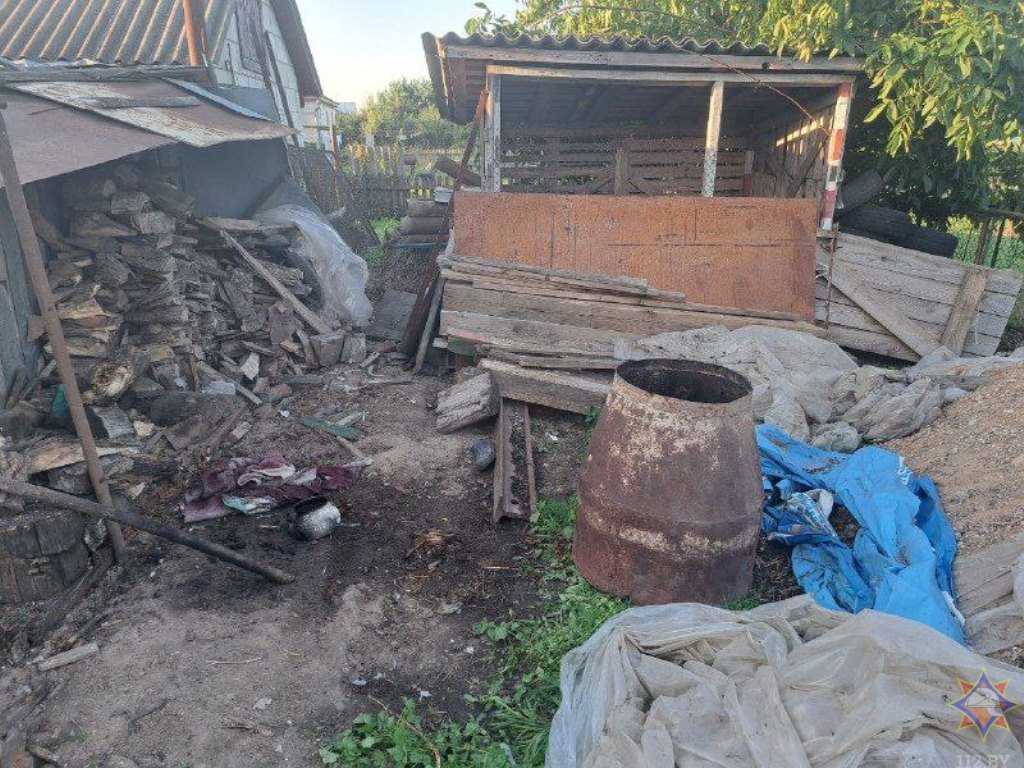 В Ляховичском районе на мужчине загорелась одежда