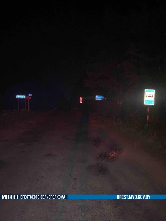 В Пинском районе неизвестный насмерть сбил пешехода и скрылся с места ДТП: введен план «Перехват»