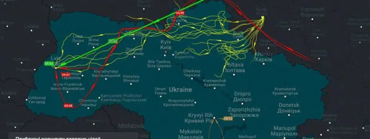Российская ракета, которая ударила по Львову, летела через Беларусь