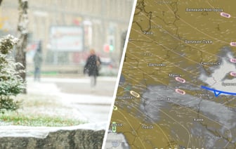 От -6°С до +15°С, снег и порывистый ветер. Синоптики изменили прогноз на выходные для Беларуси из-за Скандинавского антициклона — Фото