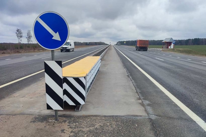 На М6 установили новые ограждения. Говорят, они безопасны даже при ударах на высоких скоростях