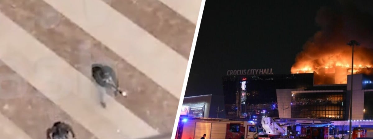 В Москве неизвестные открыли стрельбу в концертном зале «Крокус» и подожгли его. Погибло 40 человек — Видео