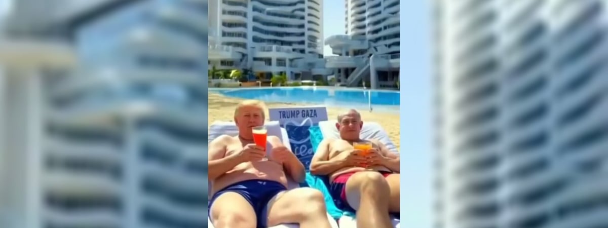 Трамп показал с помощью ИИ, каким видит сектор Газа под контролем США — Видео