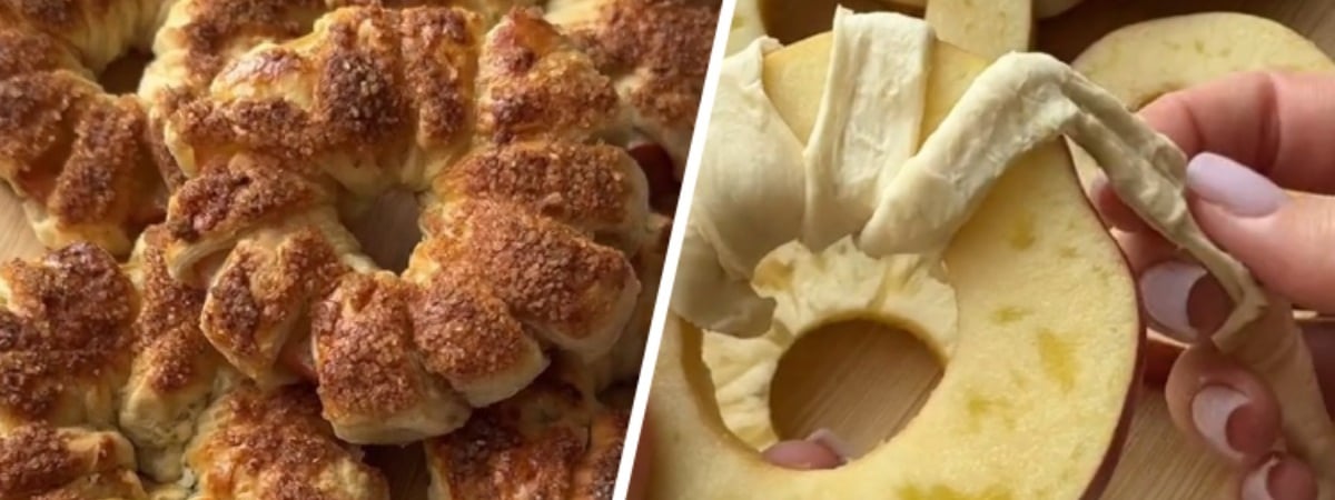 Как приготовить яблочные слойки за 30 минут? Этот рецепт «ленивой» выпечки собрал почти 4 млн просмотров в TikTok — Полезно