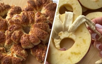 Как приготовить яблочные слойки за 30 минут? Этот рецепт «ленивой» выпечки собрал почти 4 млн просмотров в TikTok — Полезно