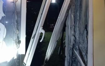 Гирлянда загорелась в школе под Бобруйском