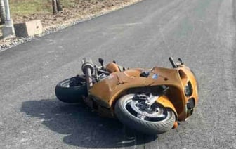 ДТП в Пинском районе: мотоцикл Kawasaki сбил велосипедиста