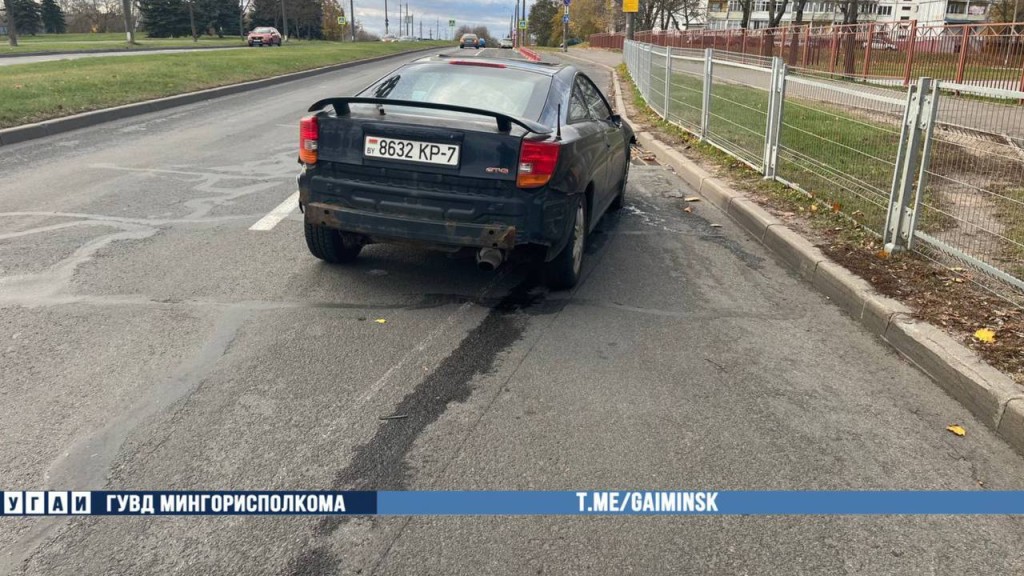 Подросток на самокате попал под машину в Минске