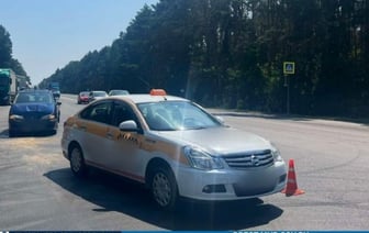 Возле Бреста произошло ДТП с участием такси