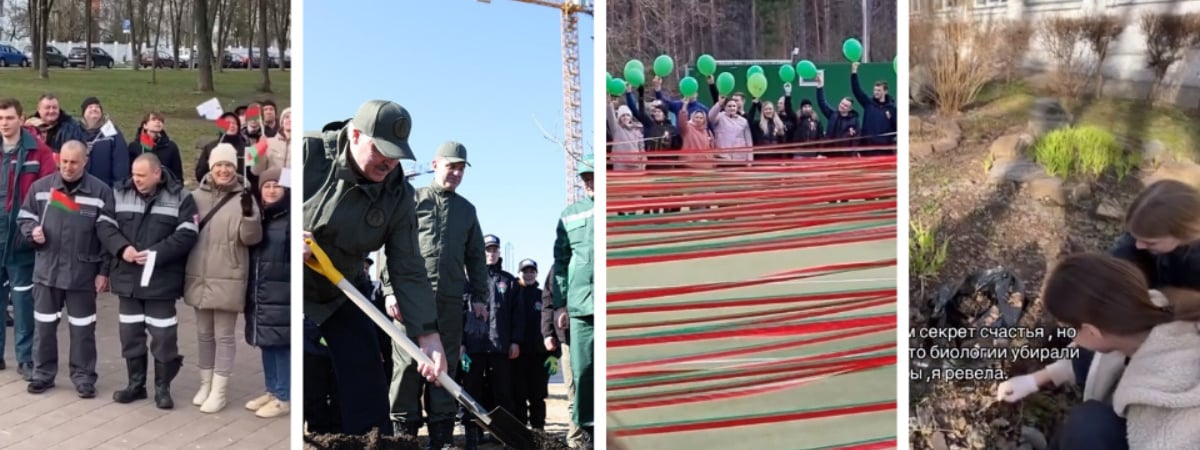 «Когда убирали клумбы, я ревела» — Белорусы показали, чем занимались на республиканском субботнике — Видео